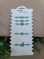 Turquoise Adjustable Bracelets/Anklets