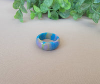 Blue Mixed Color Band Ring