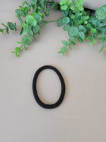 Black Nepal Handmade Roll On Bracelet