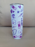 Purple Nurse Life Tumbler