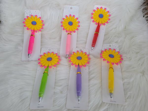 Silicone Flower Pens