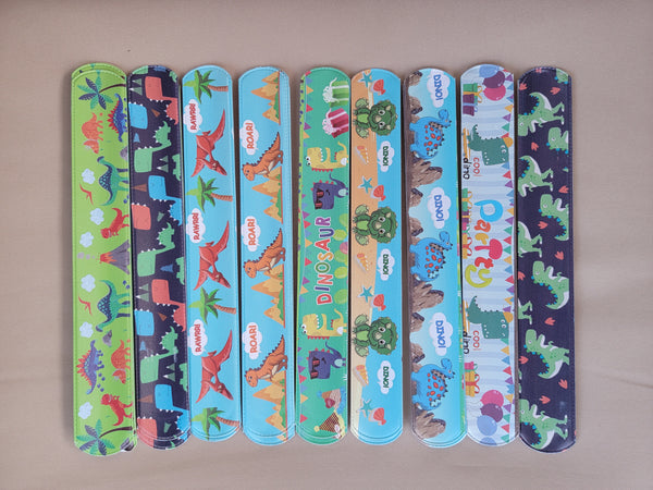 Dinosaur Slap Bracelets