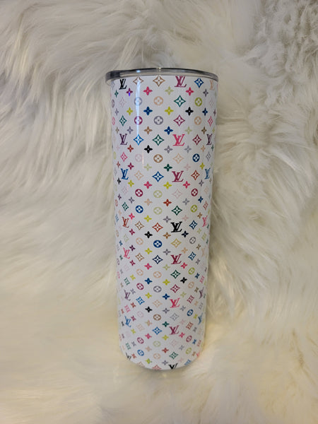 Inspired LV Colorful 20 oz Tumbler