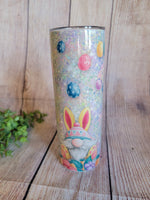 Glitter Easter Gnomes Tumbler