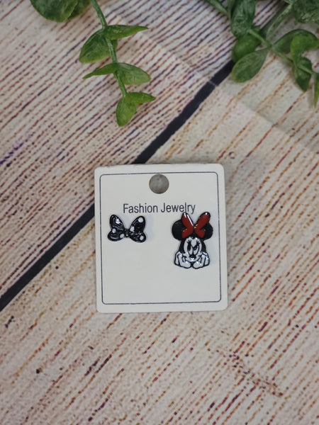 Minnie Mouse Small Earrings