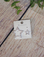 Silver Star Earrings