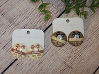 Mickey Miss Coco Button Earrings