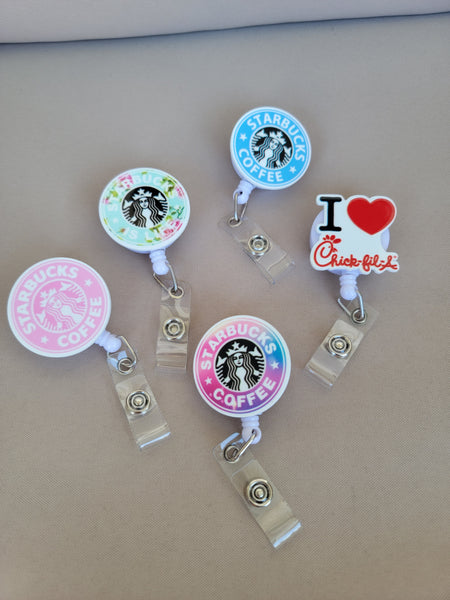 Starbucks Badge Reels