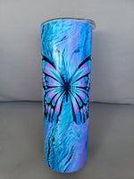 Butterfly Swirl Tumbler