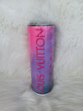 Pink Purple Ombre LV Tumbler