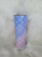 Pastel Ombre LV Tumbler