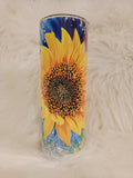 Tye Dye Sunflower Tumbler