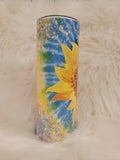 Tye Dye Sunflower Tumbler