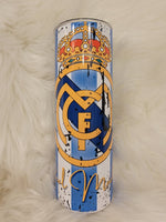 Madrid Soccer Tumbler