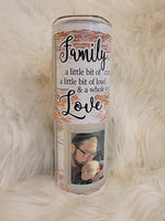 Family Photo Tumbler