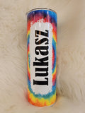 Tye Dye Photo Tumbler