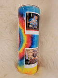 Tye Dye Photo Tumbler