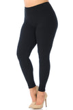 Plus Size Solid Buttery Soft Leggings