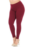 Plus Size Solid Buttery Soft Leggings