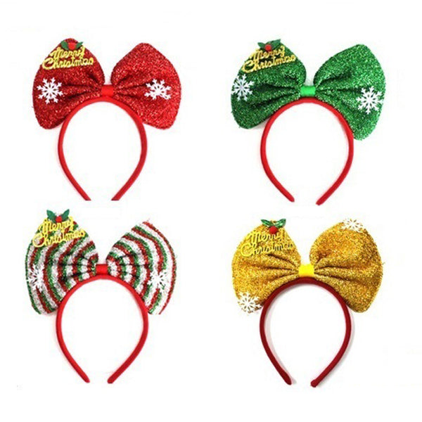 Christmas Big Bow Headband