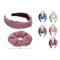 Sherpa Headband & Scrunchie Set