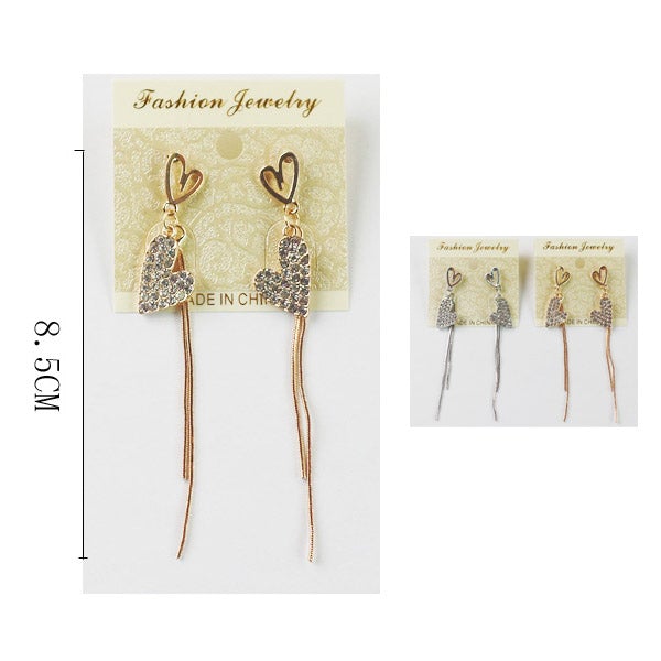 Tassel Heart Earrings