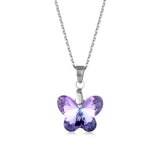 Crystal Butterfly Necklace