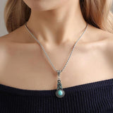 Blue Turquoise Necklace Set