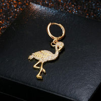 Gold Flamingo Cuff Earring