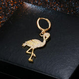 Gold Flamingo Cuff Earring