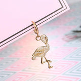 Gold Flamingo Cuff Earring