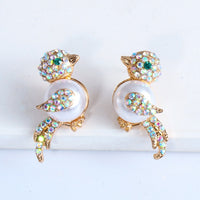 Pearl Bird Earrings