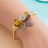 GG Bear Charm Bracelet