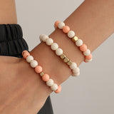 Candy Color Bead Bracelet Sets