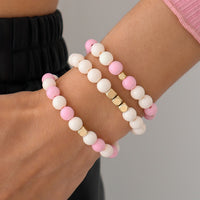 Candy Color Bead Bracelet Sets