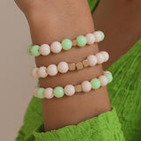 Candy Color Bead Bracelet Sets