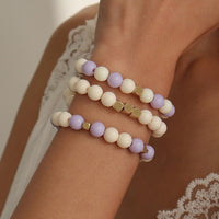 Candy Color Bead Bracelet Sets