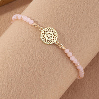 Filigree Nude Bead Bracelet