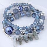 Stone and Bead Multi Layer Bracelet Sets