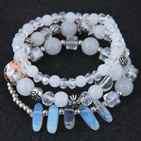 Stone and Bead Multi Layer Bracelet Sets