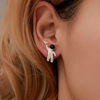 Astronaut Stud Earrings