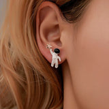 Astronaut Stud Earrings