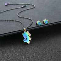 Stainless Steel Rainbow Cat Set