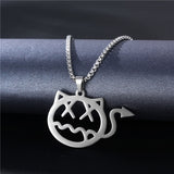 Toxic Cat Stainless Steel Necklace