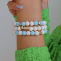 Candy Color Bead Bracelet Sets