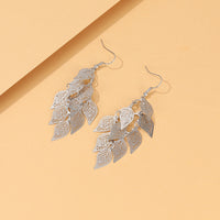 Dangly Leaf Earrings