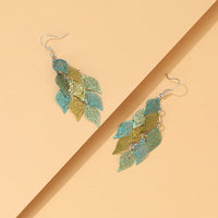 Dangly Leaf Earrings