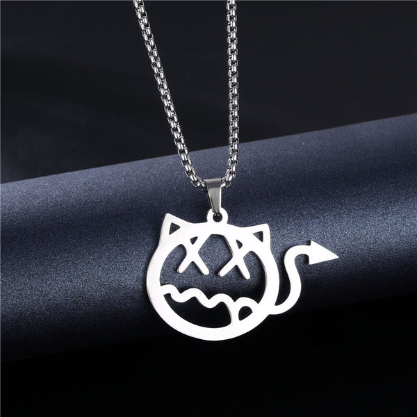 Toxic Cat Stainless Steel Necklace