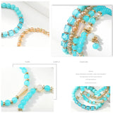 Bohemian Multi Layer Bead Bracelet Set