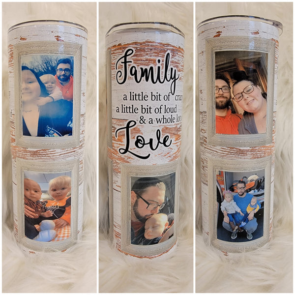 Family Photo Tumbler